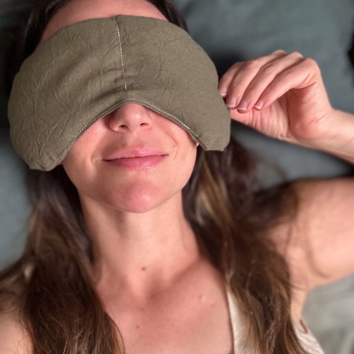Eye Mask + Neck Wrap Bundle - Olive